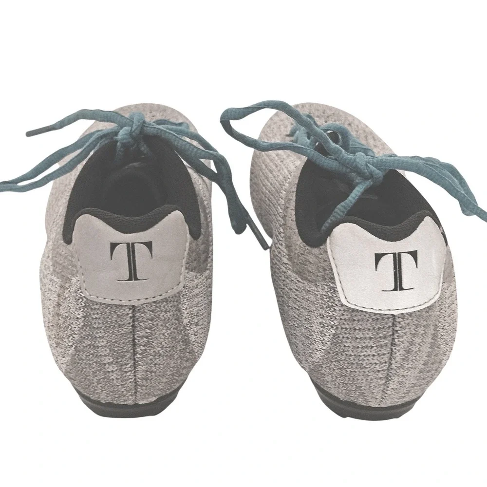 Tommaso Pista Women Gray Knit Indoor Cycling Spin Shoes 3-Bolt Cleats Size 7.5